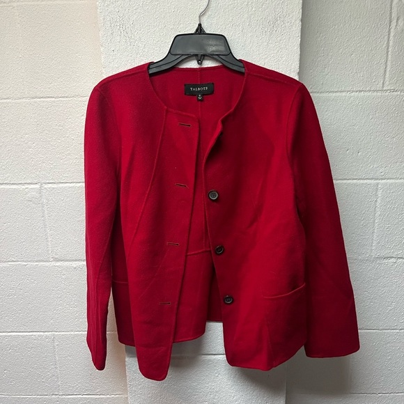 Talbots Jackets & Blazers - Talbots Women's Bold Red Blazer. Size 12